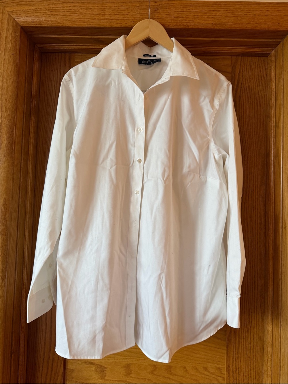 Jones New York White Women's Button-Front Shirt